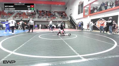 46 lbs Round Of 16 - Jett Hamm, Pocola Youth Wrestling vs Jack Hebert, Viking Wrestling Club