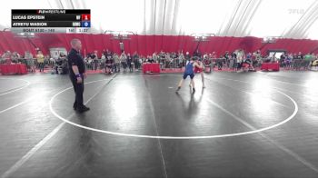 140 lbs Cons. Round 1 - Lucas Epstein, Wrestling Factory vs Atreyu Wasion, Red Hot Wrestling Club