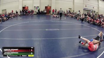 102 lbs Round 2 (6 Team) - Adryck Stewart, Nebraska Red vs Jayden Espinoza, Team Arizona