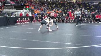 138 lbs Quarterfinal - Brooks Morgan, Algona vs Ryan Hartwig, Clarion-Goldfield-Dows