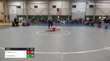 140 lbs Final - Dakota Baum, Broken Bow Wrestling Club vs Tycen Breckner, 2 Tuff Gym