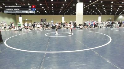 138 lbs 5th Place Match - Matthew Longdon, St Sebastian vs Hudson Bragg, Bear Cave