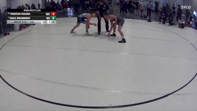 135 lbs Cons. Round 2 - Tristan Kouba, Concordia Wrestling Club vs Max Brummer, Nebraska