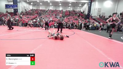 61 lbs Consi Of 4 - Eli Remington, Skiatook Youth Wrestling vs Phoenix Vrana, Kansas Young Guns