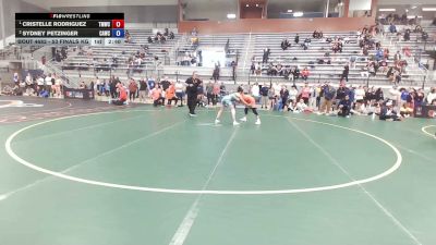 53 Finals kg Champ. Round 1 - Cristelle Rodriguez, Titan Mercury Wrestling Club vs Sydney Petzinger, Cardinal WC