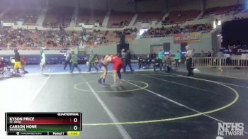 D4-215 lbs Quarterfinal - Kyson Price, St. Johns vs Carson Hone, Wickenburg