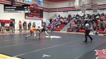 120 lbs Quarterfinal - Kyson Moss, North Fayette Valley vs Colten Roling, West Delaware, Manchester