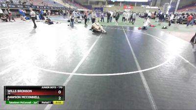 170 lbs Cons. Round 2 - Dawson McConnell, IL vs Wills Bronson, TN