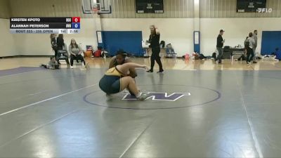 235 Open Cons. Semi - Kirsten Kpoto, Southeast CC vs Alannah Peterson, Buena Vista