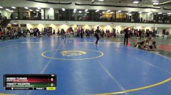 101 lbs 7th Place Match - Amber Turner, North Central College vs Trinity Valentin, Northern Michigan University