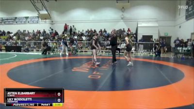 124 lbs Cons. Round 3 - Ayten Elbarbary, Cuesta vs Lily Bossoletti, Moorpark