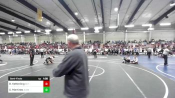 138 lbs Semifinal - Brody Ketterling, No Team vs Uriah Martinez, Alamosa