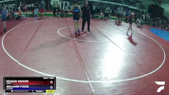 145 lbs Cons. Round 2 - Keagan Weaver, Utah vs Benjamin Fudge, Alaska