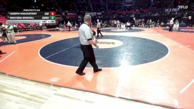 3A 138 lbs Quarterfinal - Joseph Knackstedt, Oak Park (O.P.-River Forest) vs Brayden Mortell, Frankfort (Lincoln-Way East)