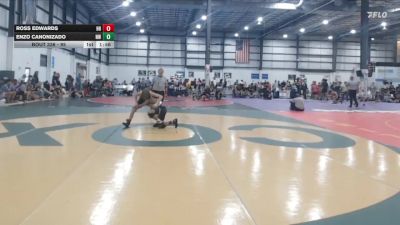 95 lbs Cons. Semi - Ross Edwards, Hanover Hawkeyes vs Enzo Canonizado, NOVA WC