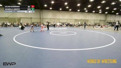 65 lbs Rr Rnd 2 - Lillian Shuemake, Mat Union Misfits K-6 vs Arabella Arroyo, Sisters On The Mat