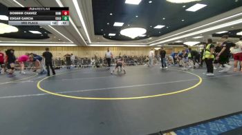66 lbs 3rd Place - Dominik Chavez, Dominate WC vs Edgar Garcia, Colorado Outlaws