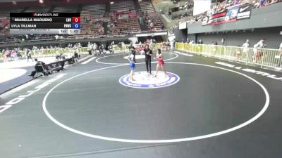 110 lbs Champ. Round 3 - Miabella Madueno, Legacy Wrestling Center vs Lyla Tillman, Fremont Warriors Wrestling Club