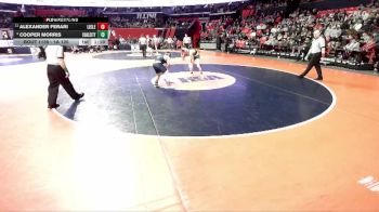 1A 126 lbs Quarterfinal - Cooper Morris, Coal City vs Alexander Ferari, Lisle (Sr.)