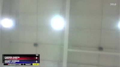 180 lbs Champ. Round 1 - Kinsey Konrad, Cerritos College vs Carmen Garcia, Fresno City College