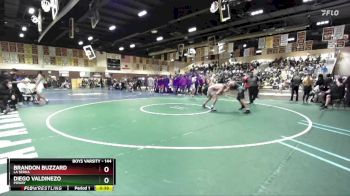 144 lbs Cons. Round 7 - Brandon Buzzard, La Serna vs Diego Valdinezo, Poway