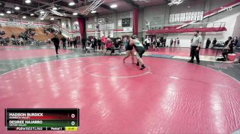 235 lbs Cons. Round 2 - Madison Burdick, Murrieta Valley vs Desiree Najarro, Victor Valley