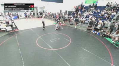 132 lbs Champ. Round 2 - Gregory Gyumushyan, Birmingham Charter vs Kai Thordsen, Lab Academy