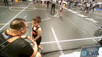 49 lbs Round Of 16 - Eli Remington, Skiatook Youth Wrestling 2022-23 vs Oliver Phipps, Sperry Wrestling Club