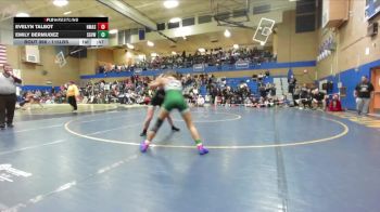 115lbs Cons. Round 4 - Emily Bermudez, Sageview (Girls) vs Evelyn Talbot, North Mason (Girls)