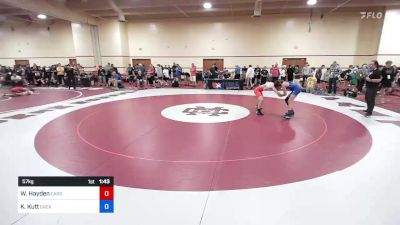 57 kg Rnd Of 64 - Wesley Hayden, Cardinal Wrestling Club vs Konrad Kutt, Great Neck Wrestling Club