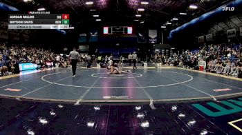 113 lbs Finals (2 Team) - Bryson Davis, Rutherfordton-Spindale Central High School vs Jordan Miller, Seaforth High School