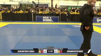 Benjamin Sattis Franzé vs Jalan Matthew C Sagala 2026 IBJJF Jiu-Jitsu CON International