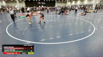 175 lbs Cons. Round 2 - Alex Sistar, Basement Brawlers Wrestling Club vs Chase Miller, Thoroughbred Wrestling Academy (TWA)