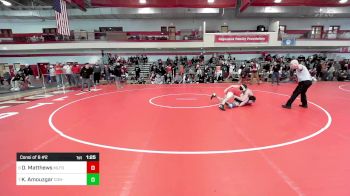 182 lbs Consi Of 8 #2 - Owen Matthews, Milford vs Kian Amouzgar, Concord-Carlisle