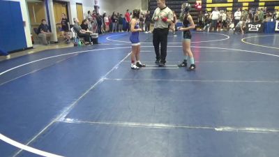 79.6-84.8 lbs Rr Rnd 4 - Maleeya Yanchak, Trinity vs Esther Wernersbach, Central Kentucky WC