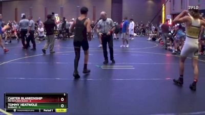 117 lbs Round 2 (6 Team) - Carter Blankenship, MO Outlaws Black vs Tommy Heatwole, BadBass