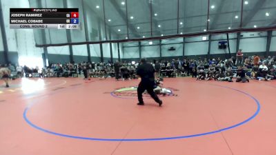 Junior Boys FS - 132 lbs Cons. Round 2 - Joseph Ramirez, CA vs Michael Cobabe, OR