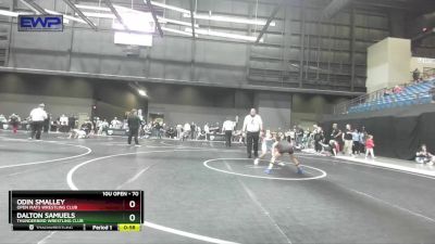 70 lbs Cons. Round 5 - Odin Smalley, Open Mats Wrestling Club vs Dalton Samuels, Thunderbird Wrestling Club