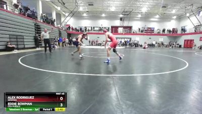 141 lbs Cons. Round 2 - Eddie Bowman, CSU-Pueblo vs Alex Rodriguez, Newman