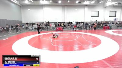 74 lbs Cons. Round 2 - Jaxson Ohly, Wrestling Factory vs Eli Stuebs, Neenah Wrestling