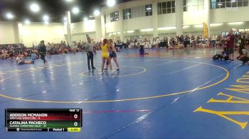 130 lbs Round 7 (8 Team) - Catalina Pacheco, Illinois Cornstars Gold vs Addison Mcmahon, Iron Lion Wrestling