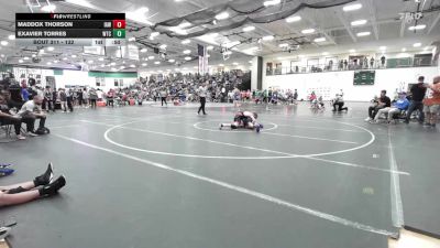 132 lbs Cons. Round 2 - Exavier Torres, Wichita Training Center vs Maddox Thorson, Immortal Athletics Wrestling