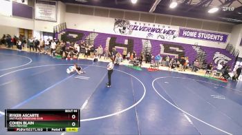 49 lbs Cons. Semi - Cohen Blain, Team Prestige vs Ryker Ascarte, Salt Flats Wrestling Club