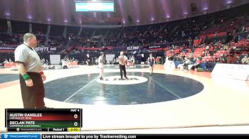 2A 120 lbs Champ. Round 1 - Declan Pate, Champaign (Centennial) vs Austin Dangles, Chicago (St. Rita)