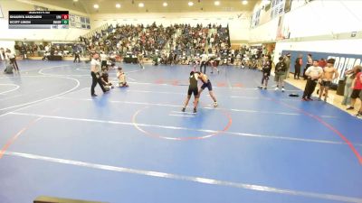 132 lbs Cons. Round 3 - Scott Limon, Santa Monica High School Wrest vs Shaurya Nadkarni, 5 Point Wrestling