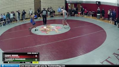 126 lbs Cons. Round 5 - Thaddeus Manangan, Green Valley vs Tommy Breier, Granite Hills (El Cajon)