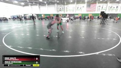 184 lbs Semifinal - Reece Worachek, UW-Parkside vs Zeke Waltz, McKendree University