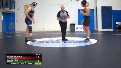 215 lbs Champ. Round 3 - Kaleb Pigg, Westlake vs Cesar Palacios, American Falls