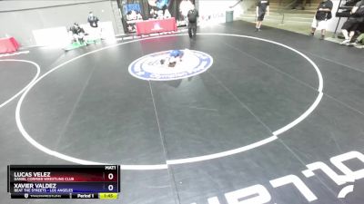 93 lbs 3rd Place Match - Lucas Velez, Daniel Cormier Wrestling Club vs Xavier Valdez, Beat The Streets - Los Angeles