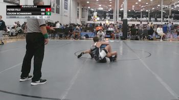 122 lbs Rr Rnd 1 - Peter Filli, Homegrown White - HSC vs Colton Schmiesing, VHW Blue - HSC